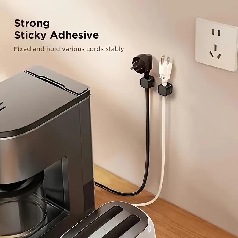 8 pack magnetic     holder with   lid durable plastic cable storage box strong stick on fridge desk   saving for home office gift for tech lovers for cords plug organizers desk drawer organizer for home Product details 1