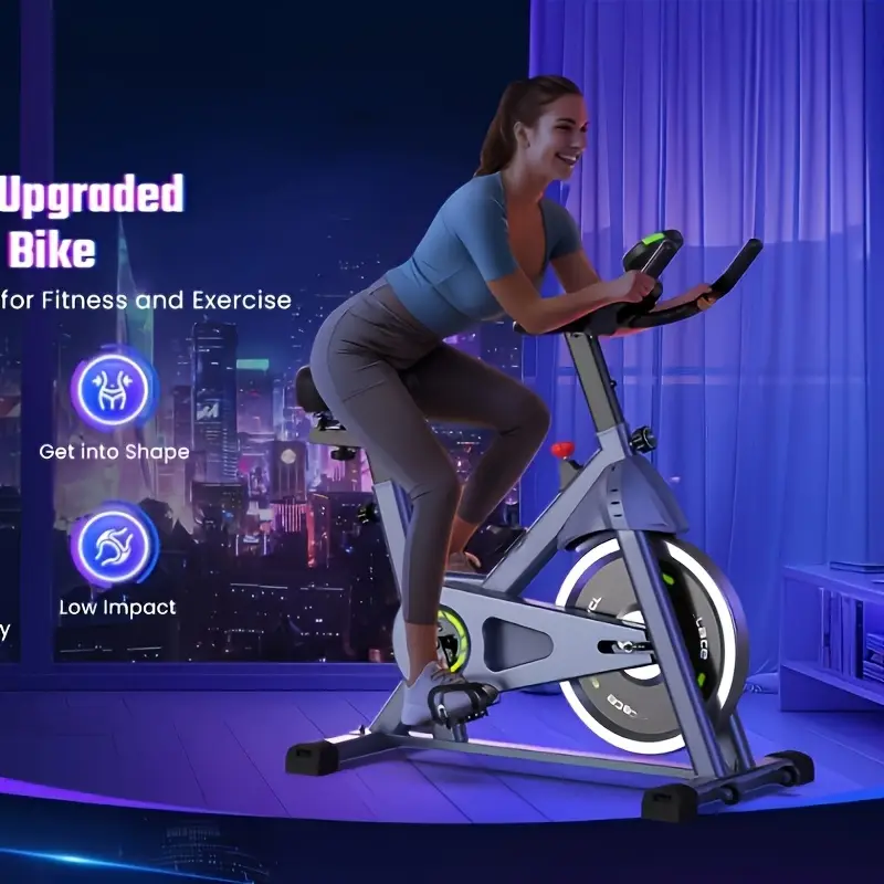 indoor for home workout adjustable exercise bike for fitness and toning compact and durable stationary bike for home gym excerise bike for fitness ideal indoor cycling gift for whole body workouts Product details 0