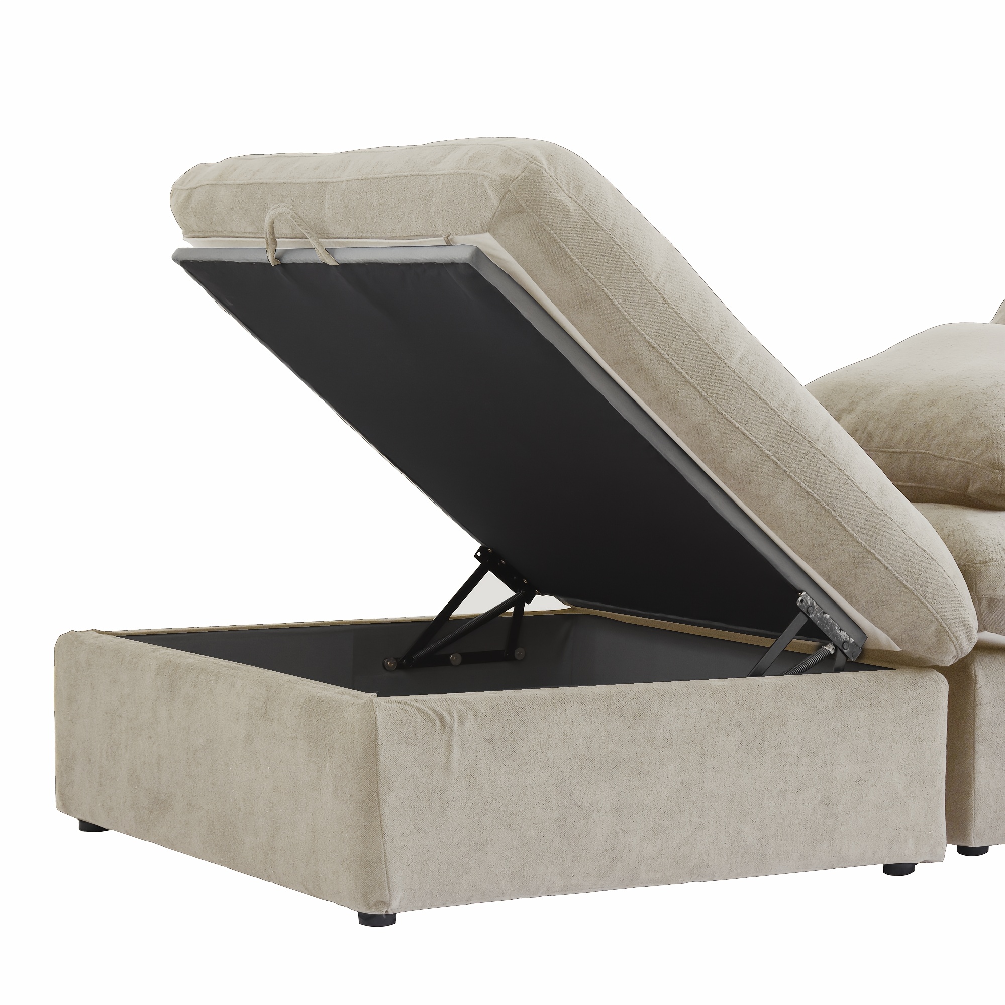 modular sectional sofa with   u shaped design minimalist style deep and wide convertible couches for the living room with washable and replaceable covers Product details 27
