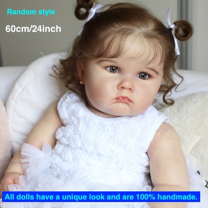 Realistic Soft Silicone Reborn Baby Fat Big Doll 3d paint Temu