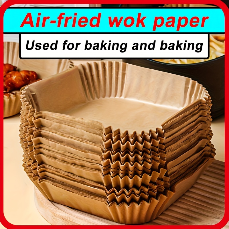 

Air Fryer Liners - Square Paper Liners For Baking, Roasting, And Microwave Cooking - Easy And Cooking For Hotel/commercial