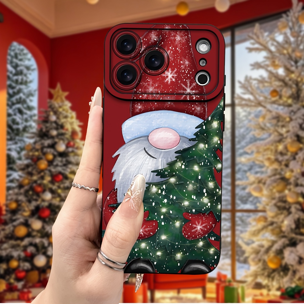 TEMU Phone Case: Popular Creative Christmas Pattern Phone Case, Compatible With Iphone 16/15/14/13/12/11/xs/xr/x/7/8 Plus/pro/max/ - Unisex , Perfect
