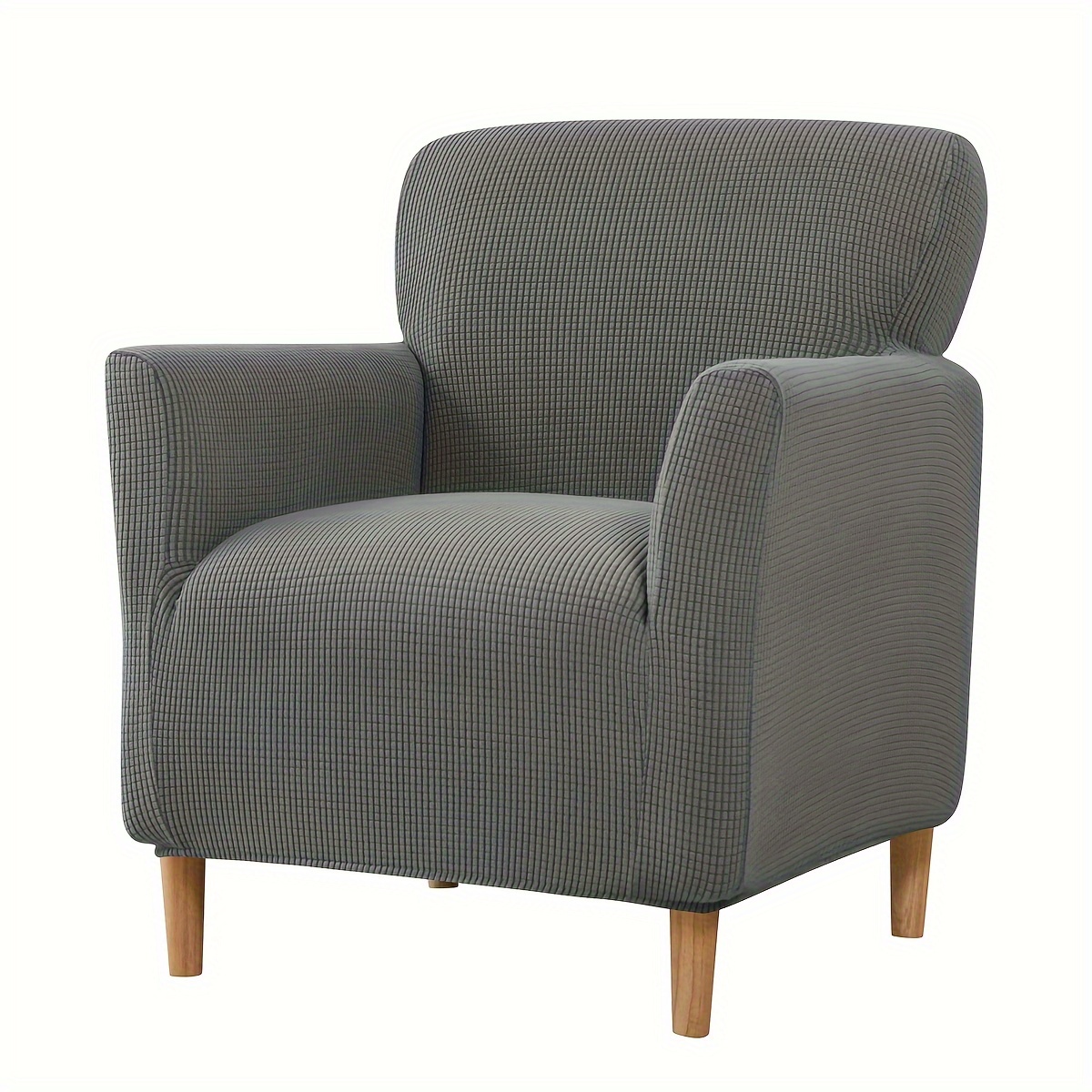 TEMU 1pc Stretch Corn Velvet Small Single Armrest Sofa Cover