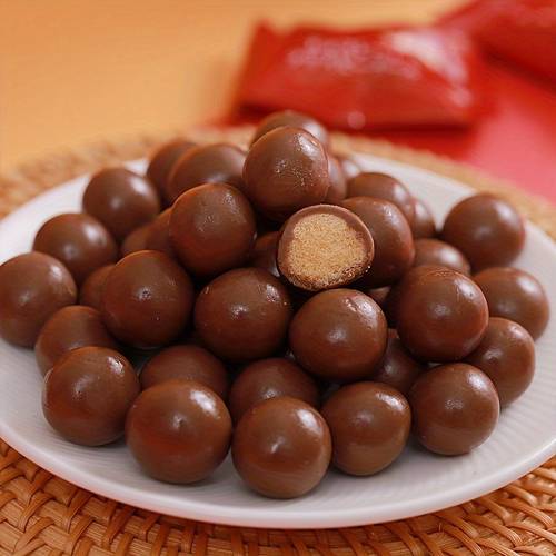 5 29oz rich chocolate classic nostalgic ese y balls butter chocolate sandwich balls christmas candy chocolate snacks gifts heart family reunions friends office or as a holiday gift