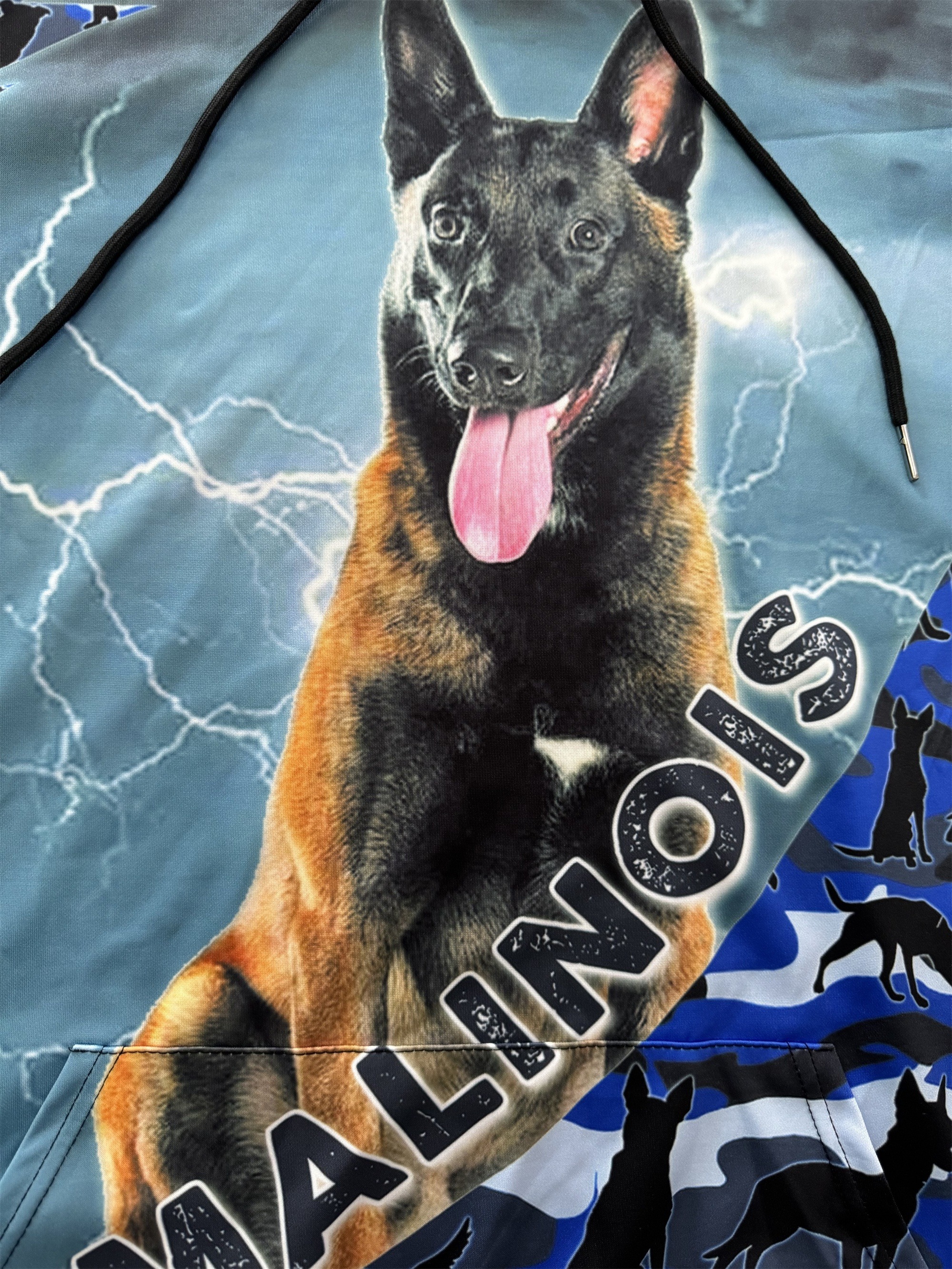 mens malinois camo hoodie german shepherd belgian malinois Temu