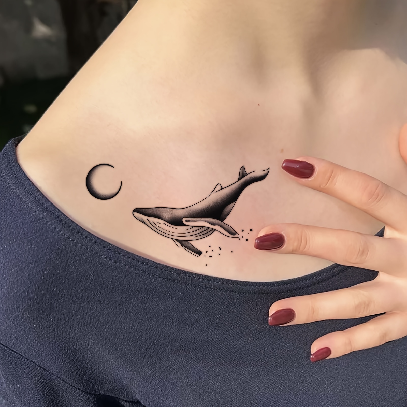 whale tattoo sold on Temu United States, image size:1600x1600