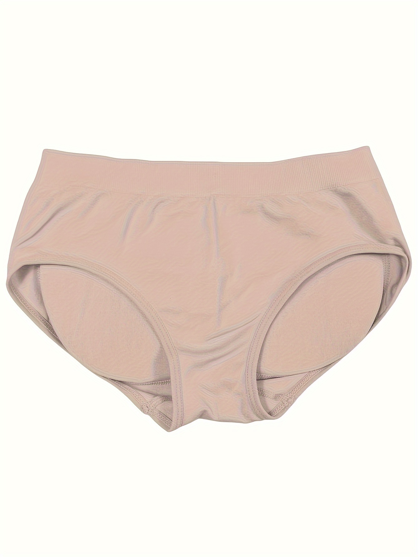 Solid Padded Shaping Panties, Tummy Control Butt Lifting Panties, Women's  Underwear & Shapewear