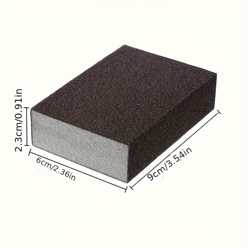 4pcs Diamond Sanding Block Set - Coarse to Ultra Fine Grit, Wet/Dry Dual-Use, Washable & Reusable, for Woodworking, Furniture Polishing, Metal Rust Removal - High-Density Emery Sponge Pads, Woodworking Tools