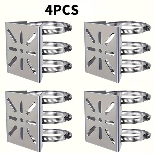 universal wall mounting brackets stainless steel vertical pole mounting adapters for cctv security cameras