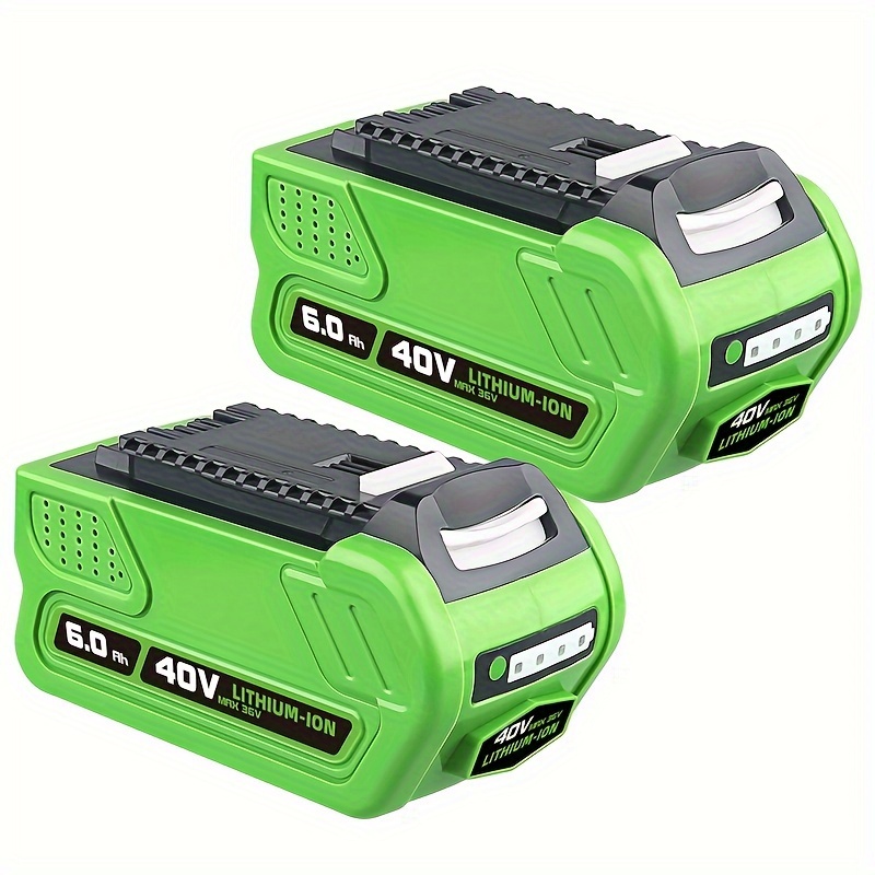 

Replacement Battery For Battery 29472 29462 29252 20202 22262 25312 21242 Lithium Battery Fit Greenworks 40 Volt Cordless Chainsaw Power Tools [40v 6000mah]