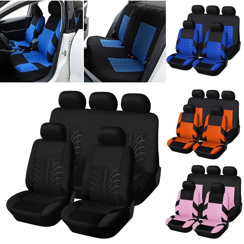 

Car Seat Covers Set Polyester Fabric Universal Fits Most Cars Covers Car Seat Protector