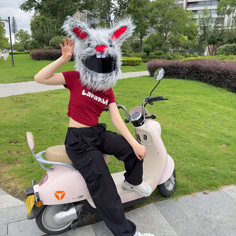 evil rabbit motorcycle helmet cover Keeps Helmet Clean Moto Loot Helmet Cover for