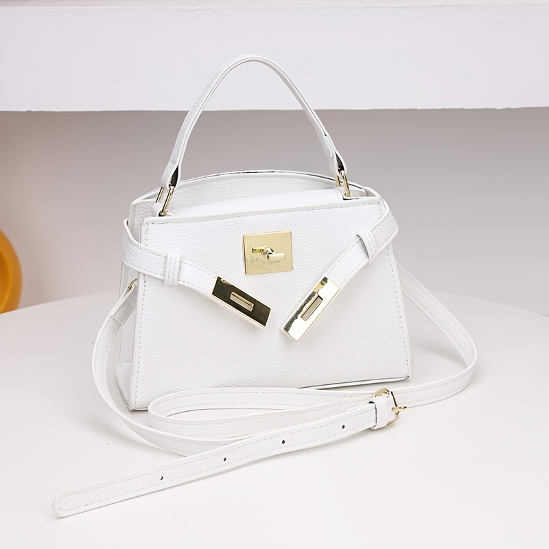 Image of New Thickened Lychee Pattern Fashion Women's Crossbody Bag, High-quality Hardware Adjustable Strap, Multi-pocket Multifunctional Handbag, Large Capacity Suitable For Commuting Tote Bag, Exquisite Gift