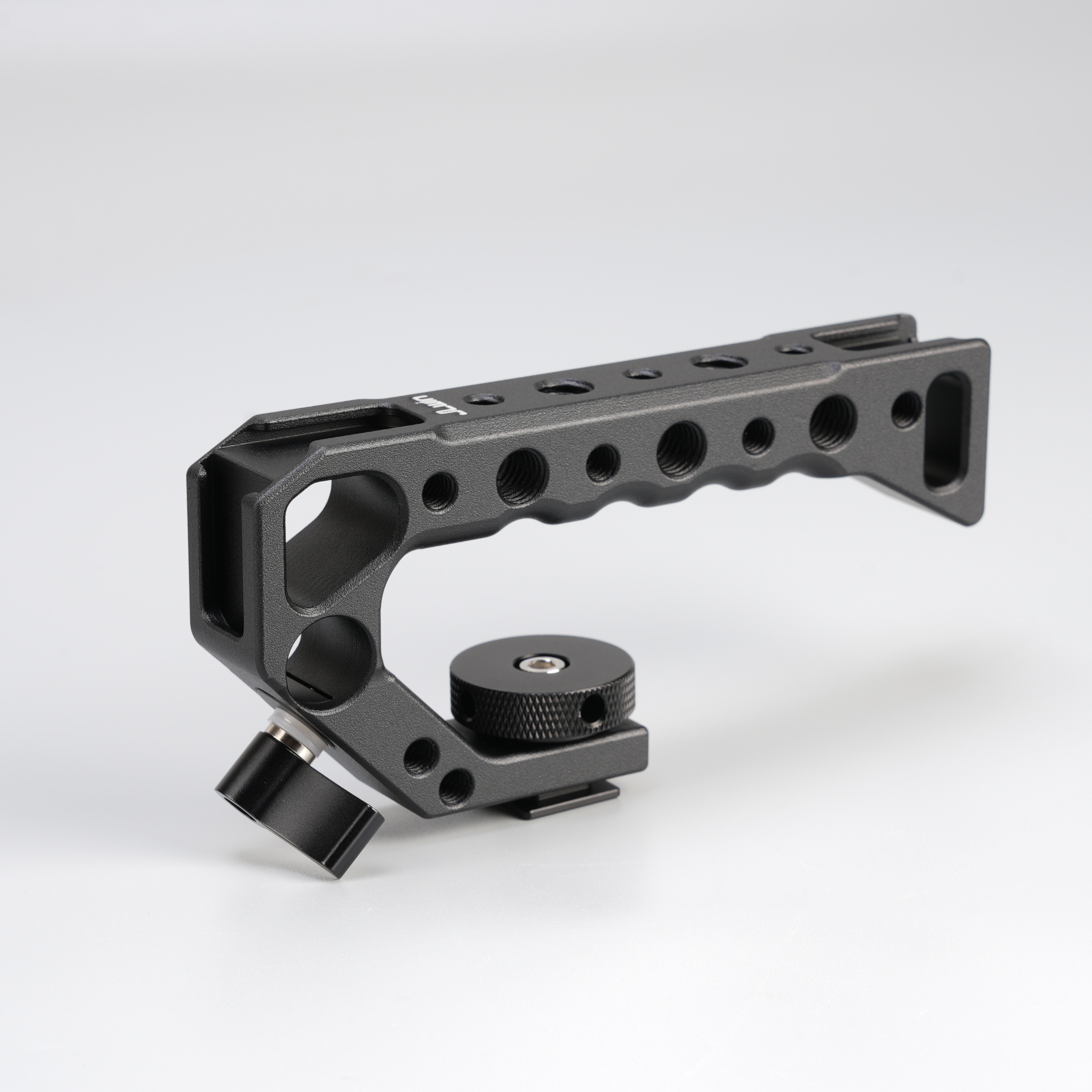 Jlwin Camera Top Handle Grip With Cold Shoe Mount For Dslr Camera Cage Video Camcorder Led Lights Microphones Universal Video Stabilizing Rig