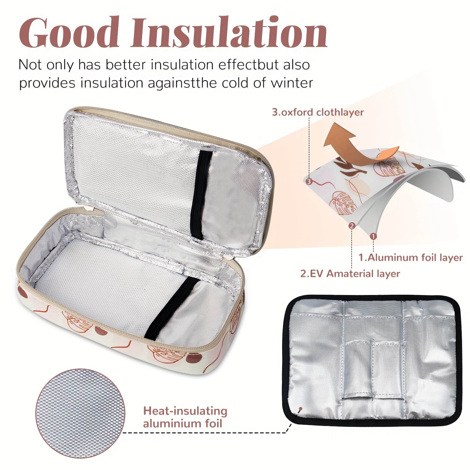 insulated insulin case ice pack portable medicine cooler bag