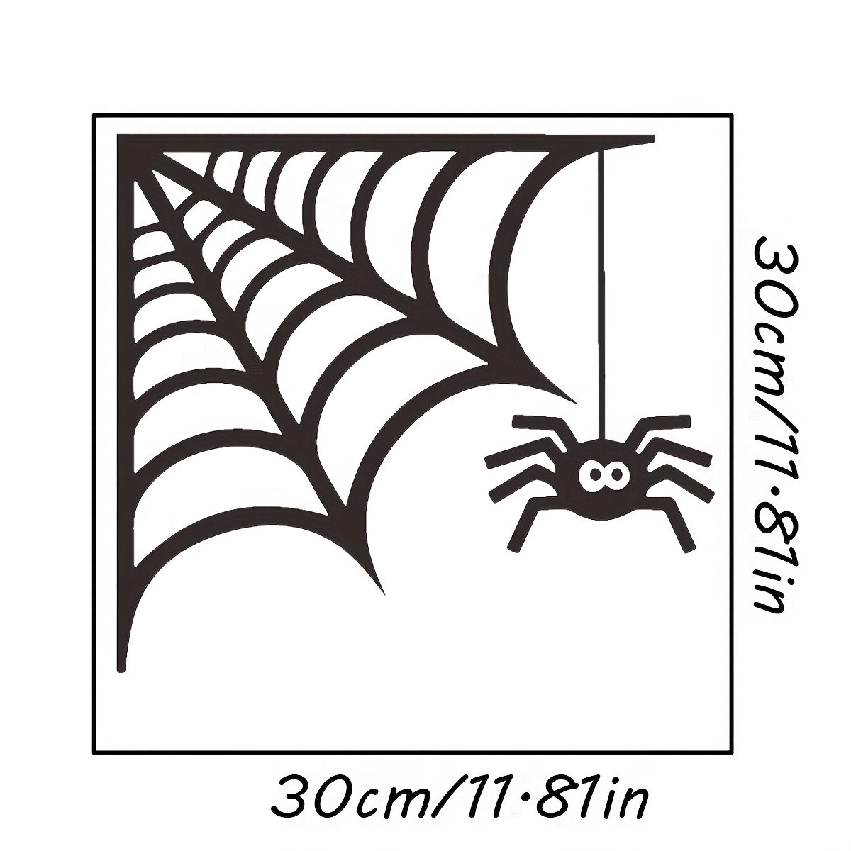 1pc Halloween Cartoon Sticker, Pvc Material, For Decorating Glass Windows