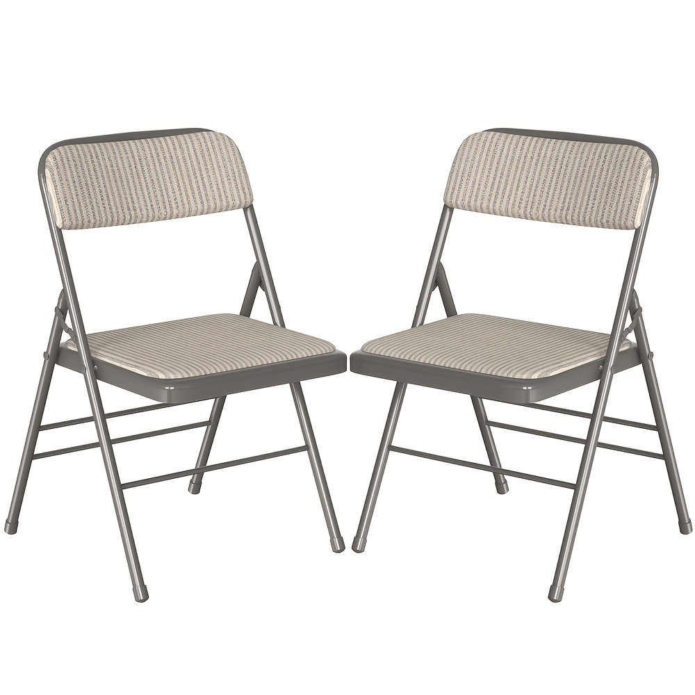 Set Of 2 Padded Chairs, Office Chairs, Ergonomic High-back Padded Chairs, Suitable For Dining Room/kitchen, 45x48x78cm, Gray