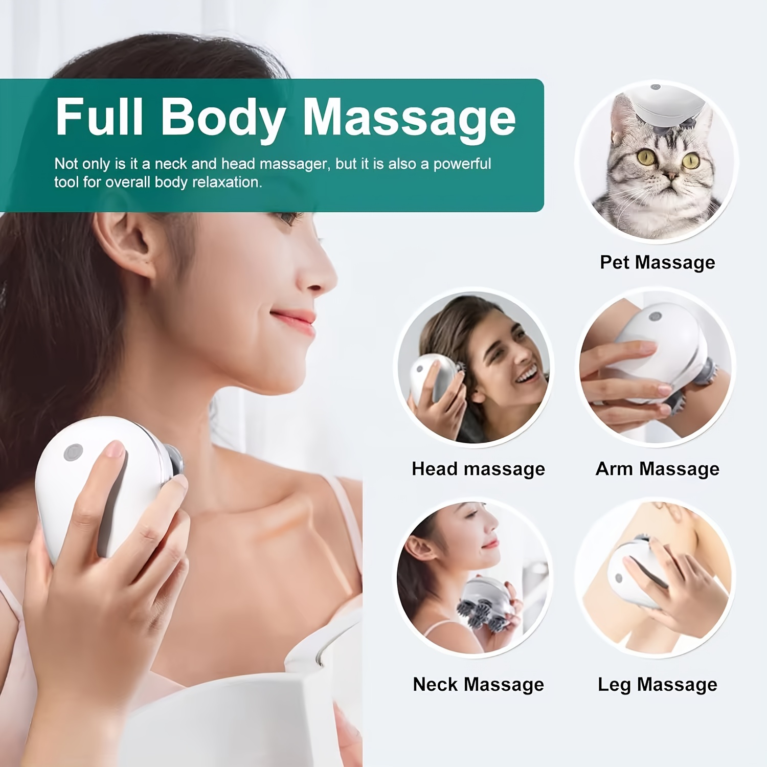electric scalp massager silicone scalp massager octopus   massage usb charging two   360 head soothing deep relaxation the most ideal christmas details 2