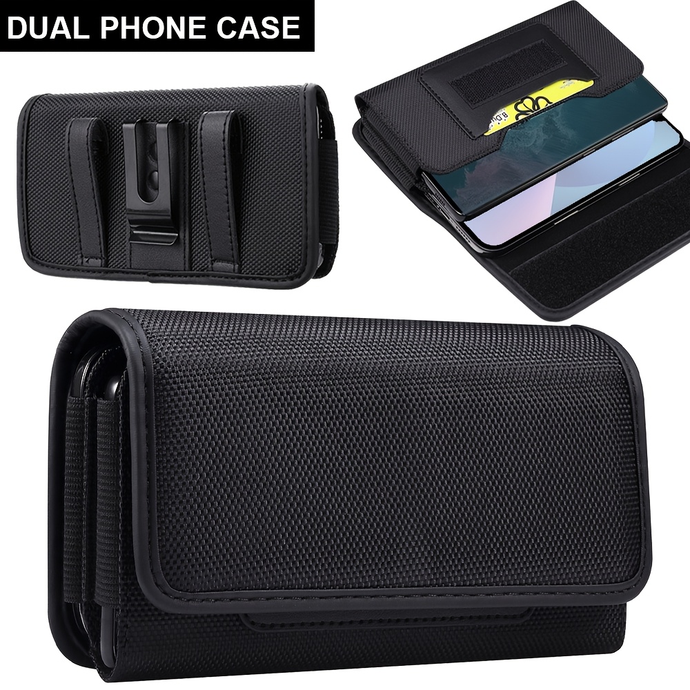 TEMU Étui de ceinture pour téléphone portable avec , compatible avec les modèles Iphone 17/16/15/14/13/12 Pro Max & Plus, avec fente pour carte
