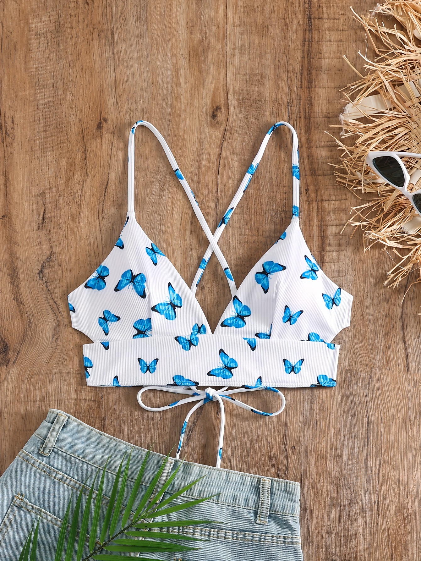v neck bathing suit top