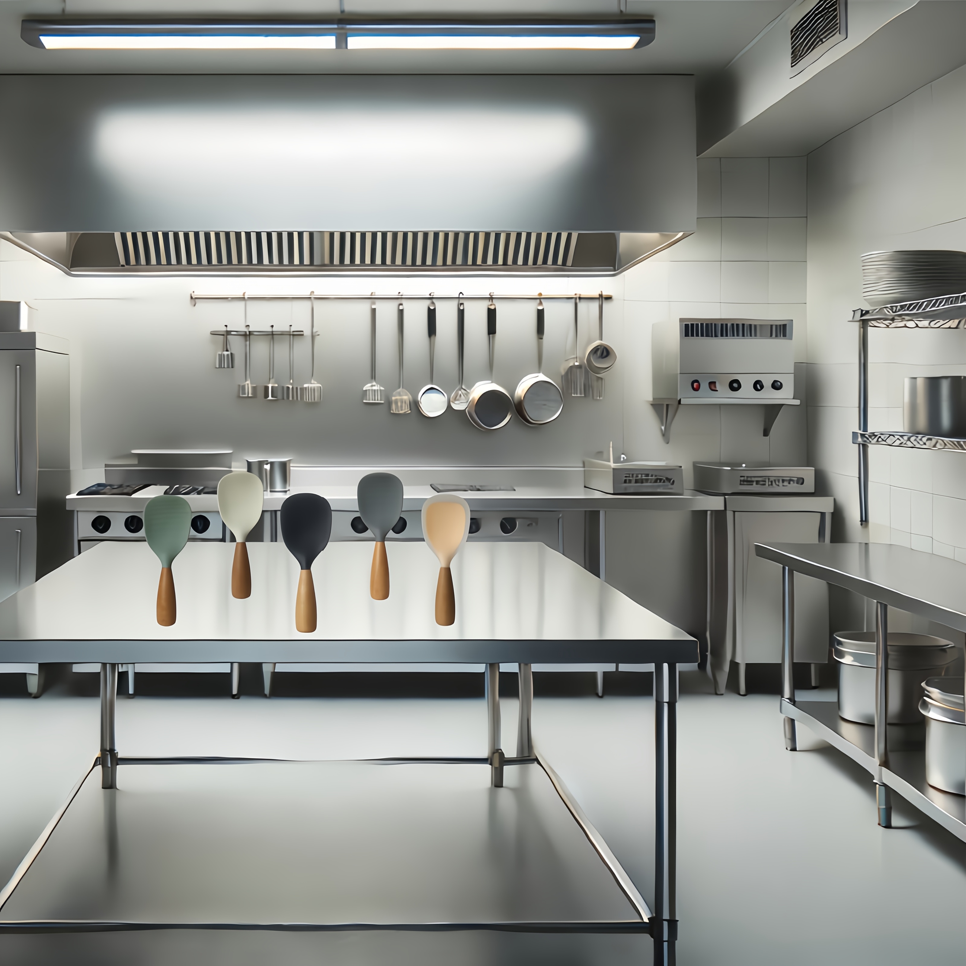 1pc Heat-Resistant Silicone Spoon with Wooden Handle - Nonstick Kitchen Utensil for Pans, Rice Cookers & Cooking - Durable, Easy to Clean, Perfect for Home, School & Dorm Use, Heat Resistant Spoon