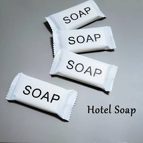 50pcs Hotel Room Disposable Soap Rectangular Bars Each Travel Essentials Disposable Toiletries