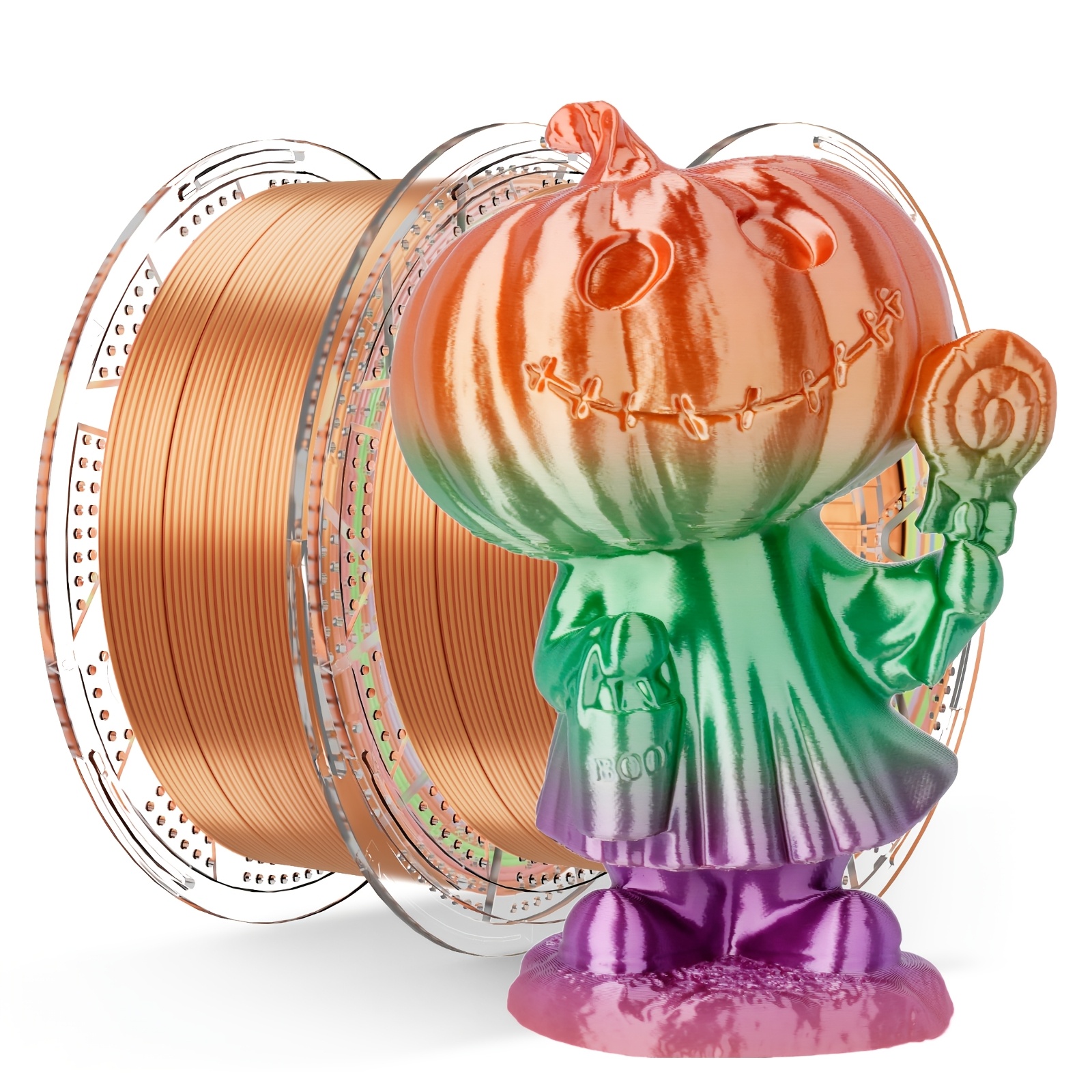 Conjure 2*1kg Pla Filament 3d Printer, 1.75mm Total 4.4lb Fit Most Fdm Printers Smooth Printing Filament