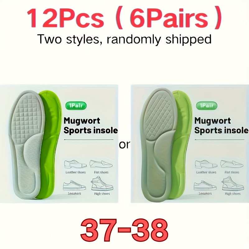 TEMU 6 (12 pezzi) di ammortizzanti, cuscini d'aria sportivi ultra-morbidi e confortevoli per stare a in e inverno. accessori per scarpe, adatti sia