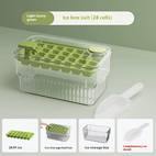 ice maker with lid food grade homemade tray large capacity storage box for home refrigerator push type ice storage and ice making deicing magic freezer replacement container