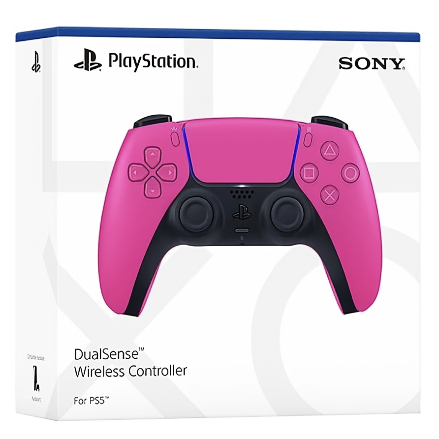 DualSense Wireless-Controller Sony PlayStation 5 Pink | International Version, Includes Headphone Jack, Touchpad, Rechargeable Lithium Polymer Battery