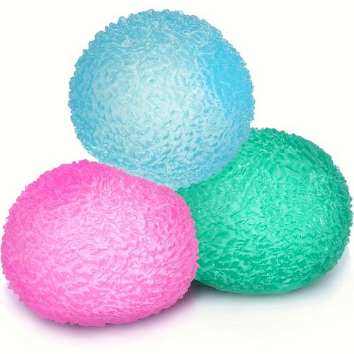 3pcs textured balls this and fashionable textured squeeze grass ball toy is a slow rebound maltose gel toy squeeze toy ty product its very creative and is an gift for of is su