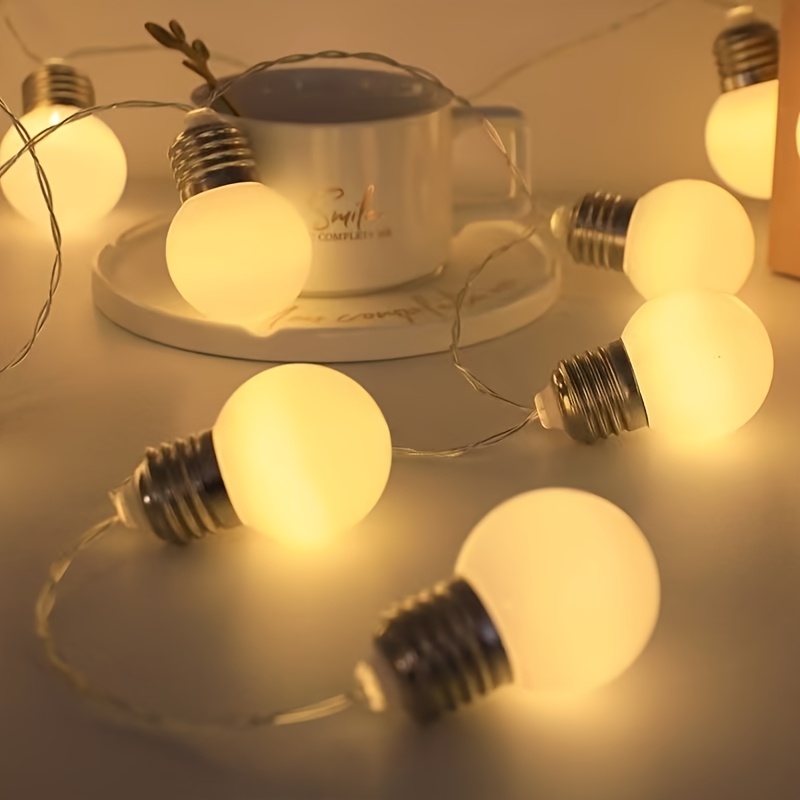 E-shop Mehrfarbige LED-Lichterkette - Batteriebetrieben (Batterien nicht enthalten) mit Knopfsteuerung für Hochzeiten, Geburtstage, Valentinstag,