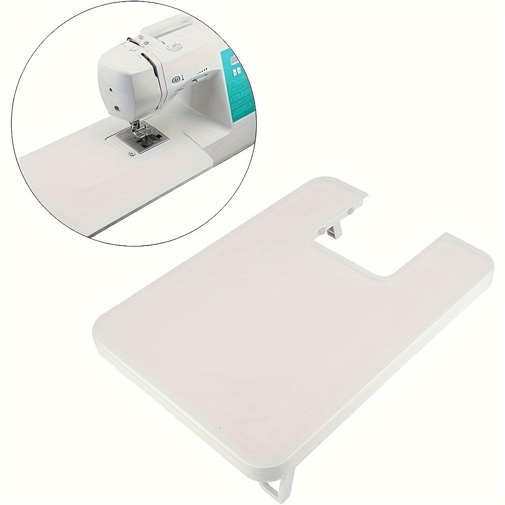 

Compact Sewing Machine Extension Table - Portable Plastic Desktop Board For 505a Mini Machines, White, No Power Needed Sewing Machine Mini Mini Sewing Machine