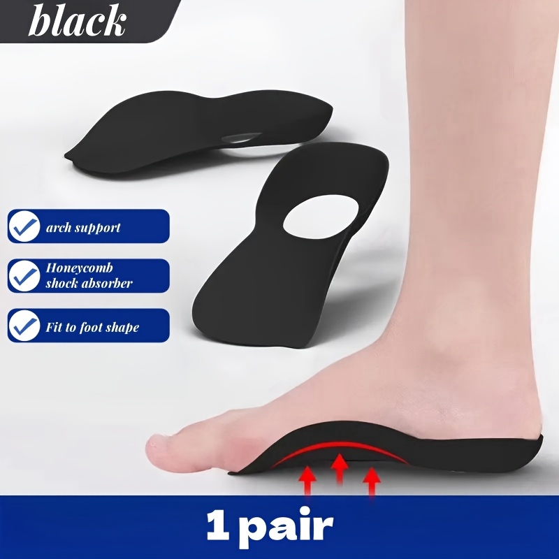 1 Pair Plantar Support Pad/arch Support Auxiliary Pad, Shock-absorbing And Cushioning, Comfortable And , Worn With Shoes