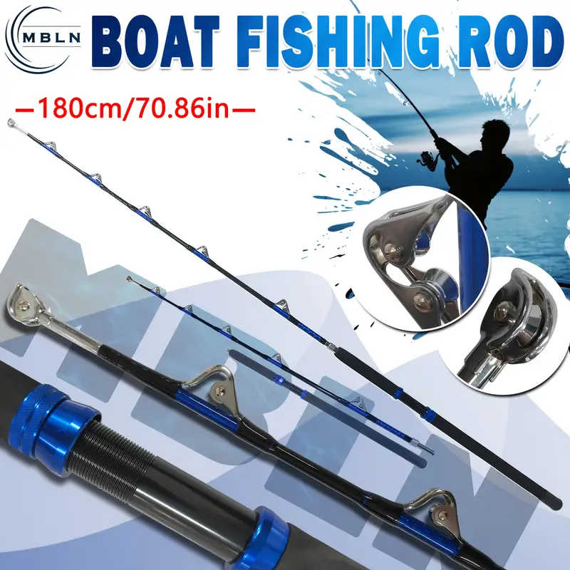 deep sea fishing telescopic rod Reaction Tackle Telescopic Carbon Spinning Rod collapses to a fraction of its length for easy travel and backpacking Fishing Rod Telescopic Fishing Pole