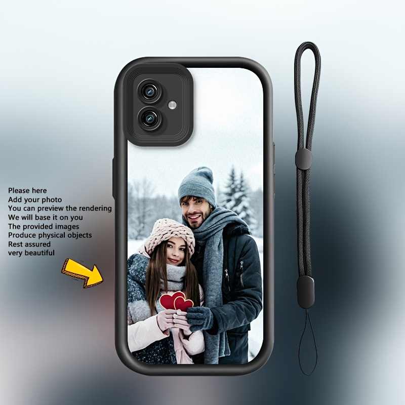 TEMU Phone Case: Personalized Custom Drop-proof Phone Case With Photos. Suitable For Motorola