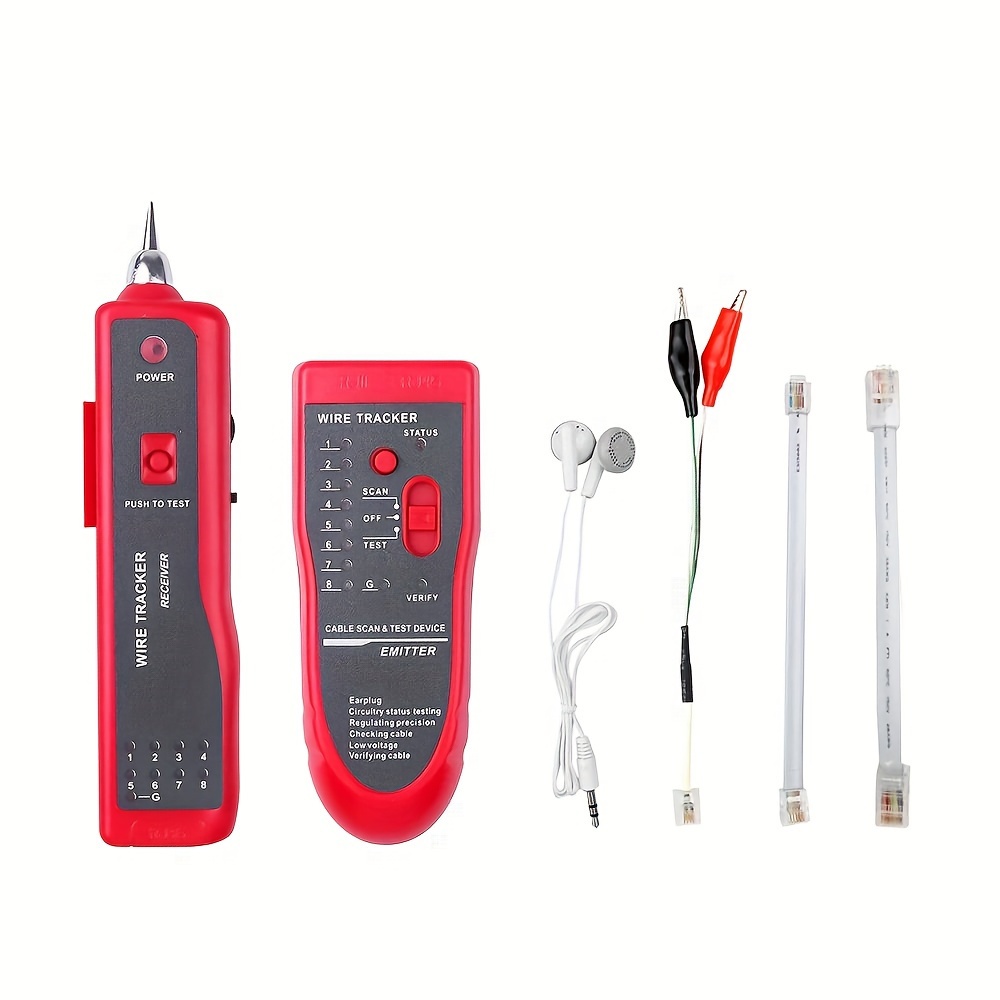 Network Cable Tester Test Tool RJ45 RJ11 RJ12 CAT5 CAT6 UTP USB LAN Wire  Ethernet Cable Tester(Battery Not Included)