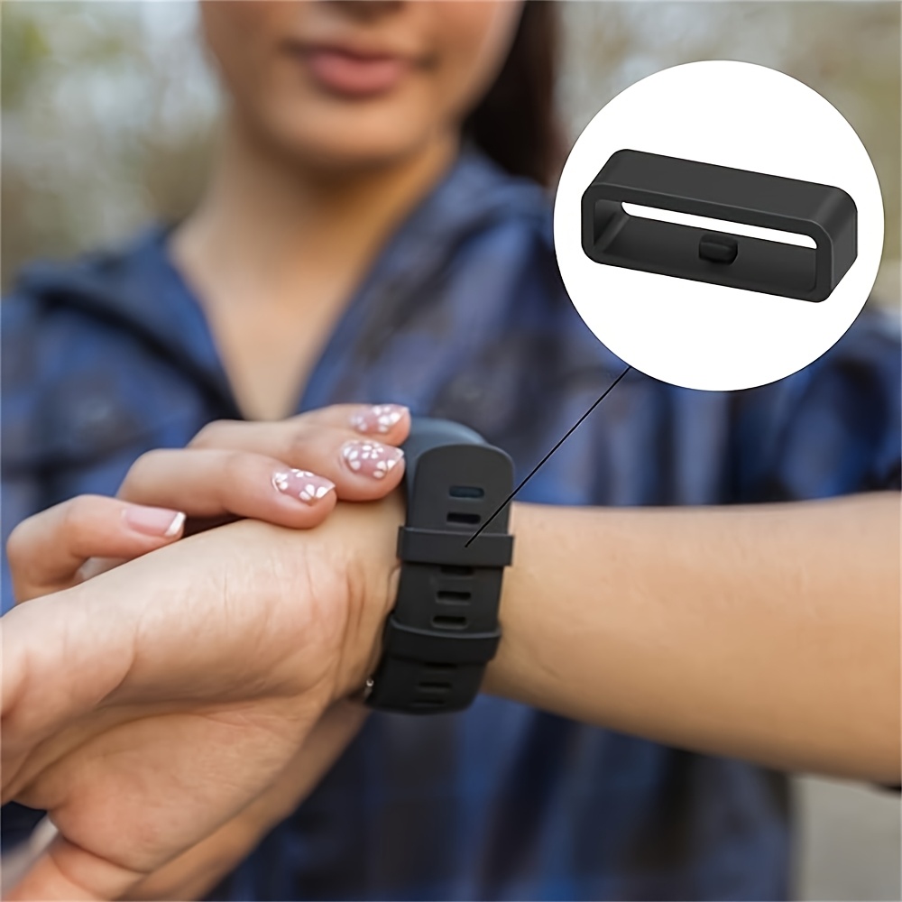 Rubber Replacement Watch Band Strap Loops Watch Band Holder Watch Strap  Keeper Smartwatch Band Retainer Loop Watch Fastener Rings 5pcs