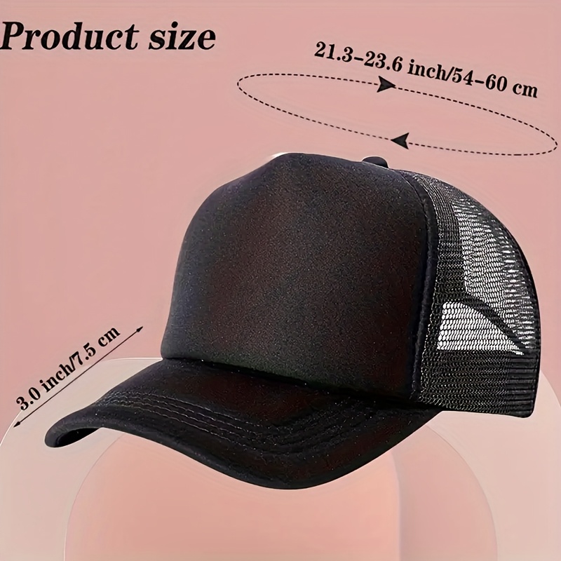 10pcs Personalized Custom Baseball Caps, Adjustable & Breathable