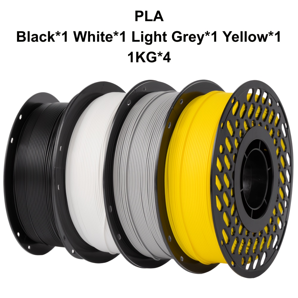 Image of Premium Pla 3d Filament 4kg 4 Rolls 1.75mm +/-0.02mm 3d Printing Filament Wound Filament Vacuum Packing Fast Delivery