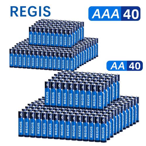 80 40pcs aa aaa 20pcs aa 20pcs aaa batteries 1 5 battery ten year compatible with devices leak proof design high capacity and long lasting suitable for smartphones tablets cameras gaming consoles