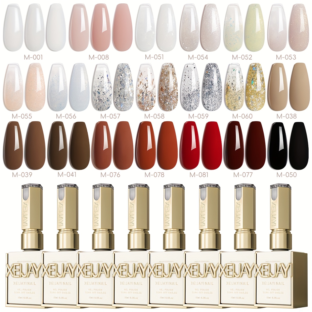 Image of 20 Colors 15ml New Popular Nail Gel Semi-permanent Nail Art Soaking Led Nail Salon Nail Salon Gel