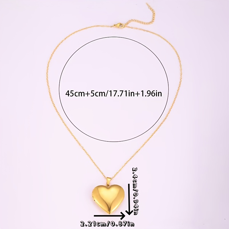 Customizable Heart-Shaped Photo Pendant Necklace, Gift for Loved Ones