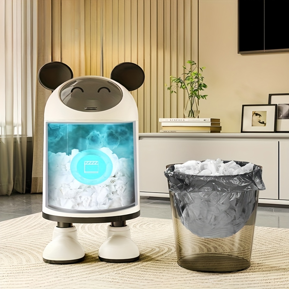 Zeichentrickgeruchtes, Versiegeltes Mülltonnen, Automatische Adsorptionsbeutel, Nicht-Elektrisch, Plastikzylindrisch, Mit Deckel, Für Wohnzimmer, Schlafzimmer, Küche, Badezimmer