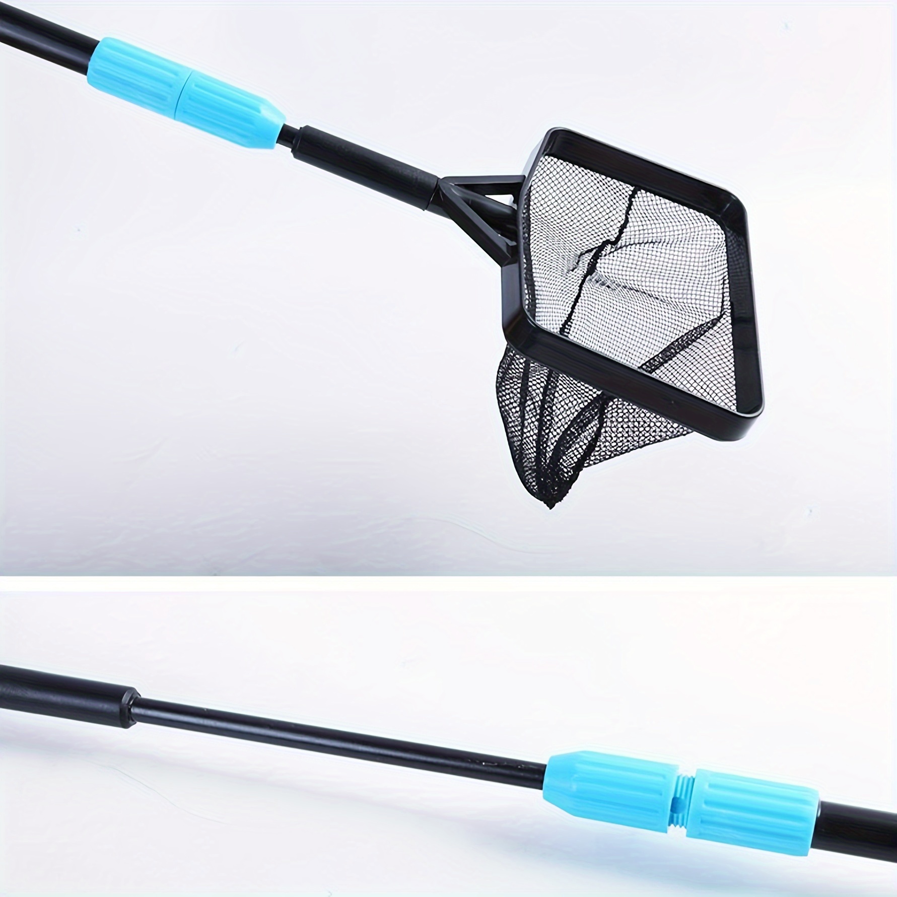 Fishing Net Aquarium Fishing Mesh Telescopic Long Handle Flexible