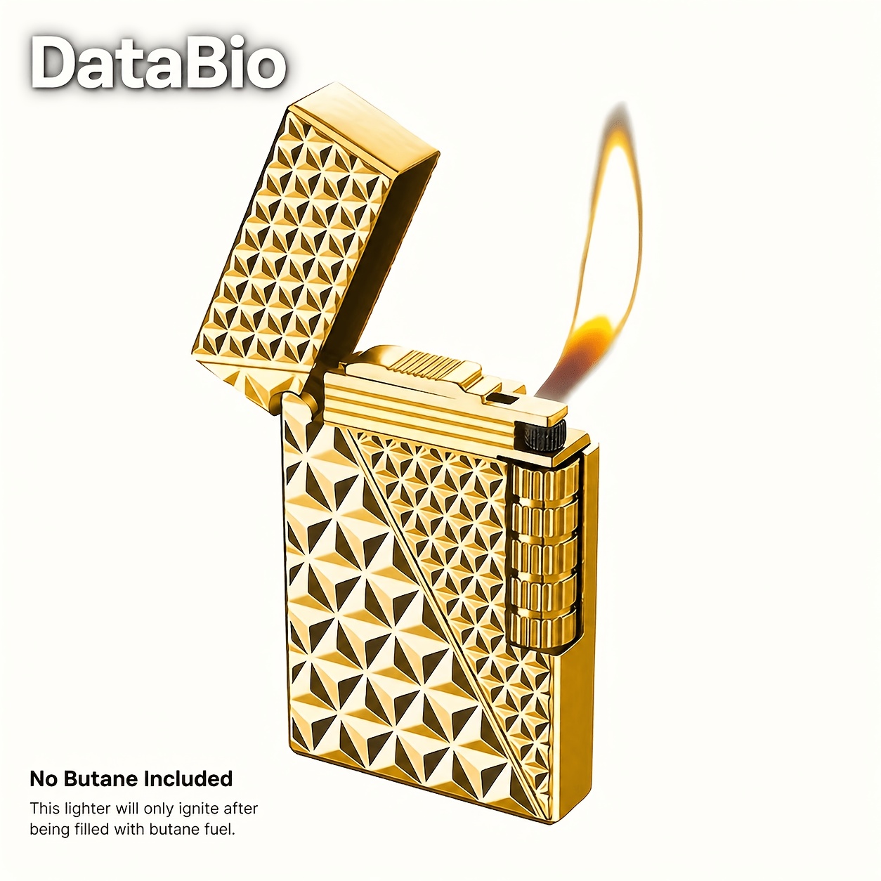 TEMU (no Butane)windproof Soft Fire Metal Lighter Butane Adjustable Lighter Men's High-end Loud Creative Personality Trend Durable Metal Gift