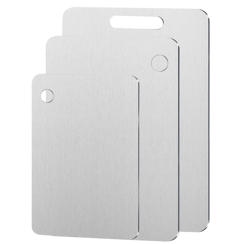 TEMU 3pcs Set Of Titanium Cutting Boards, Kitchen Christmas Upgraded To In 2025, Large/medium/small