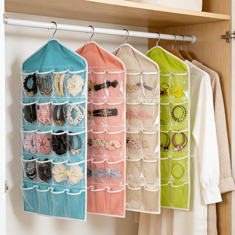 1 3 hanging multi compartment storage pouch wardrobe expansion essential effortlessly organizes socks and jewelry Product details 2