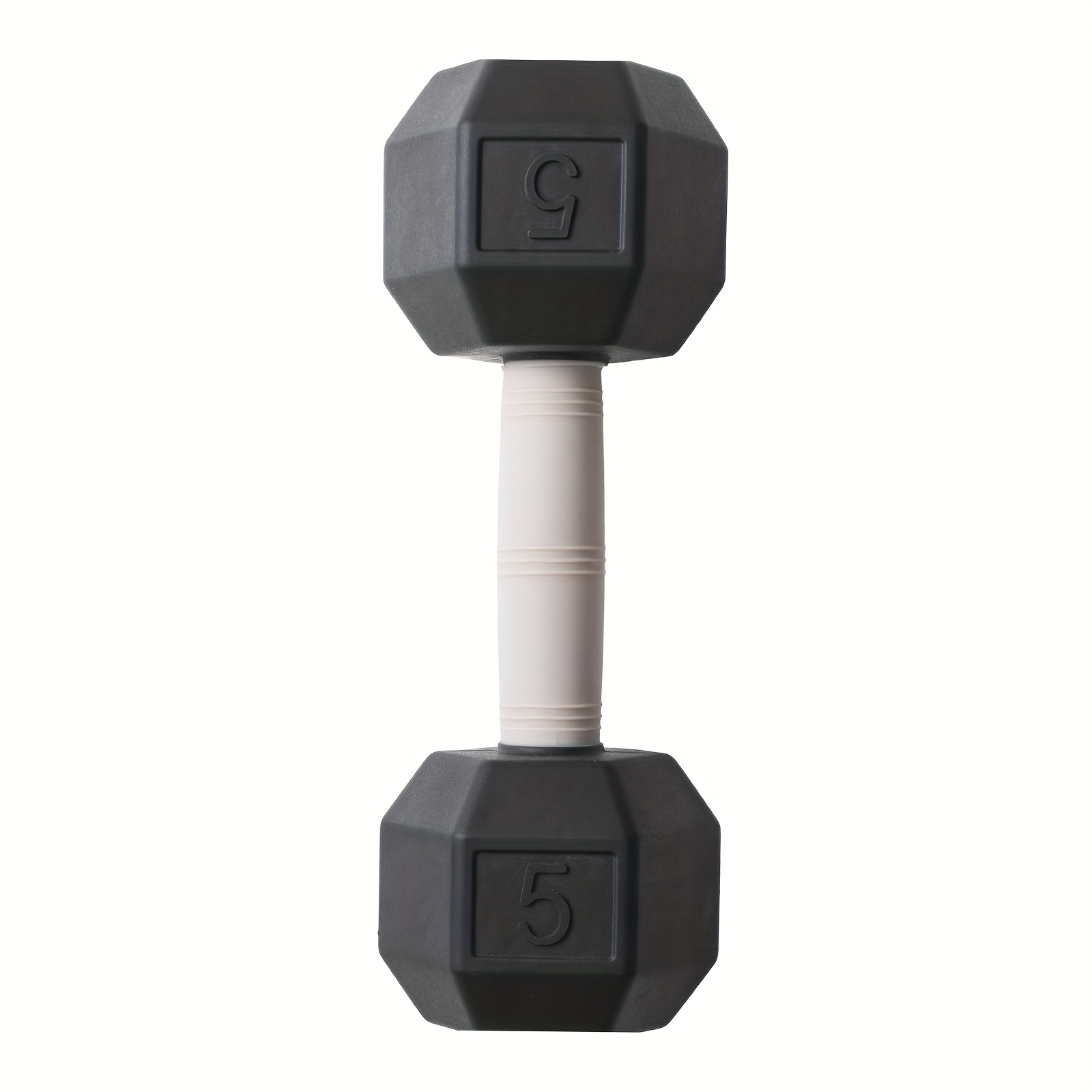 Image of Baby Hand-held Solid Color Dumbbell Toy, Silicone Mini Rattle Toy, Early Childhood Development, Strength Training Toy, Christmas Halloween Birthday Gift