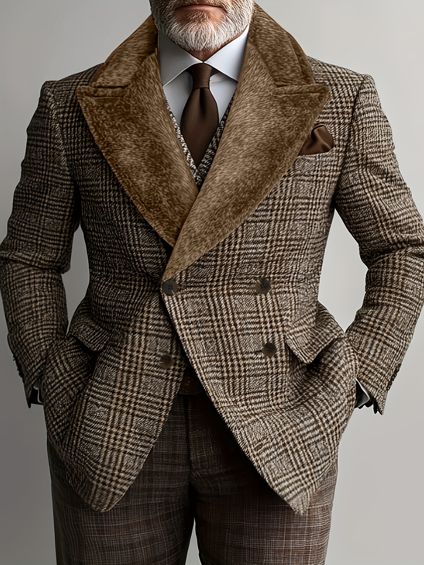   a righe stampate in tessuto   per   - tinta marrone e  , maniche lunghe, taglio regolare, abbigliamento casual  / , abbigliamento casual autunnale|righe|tessuto  